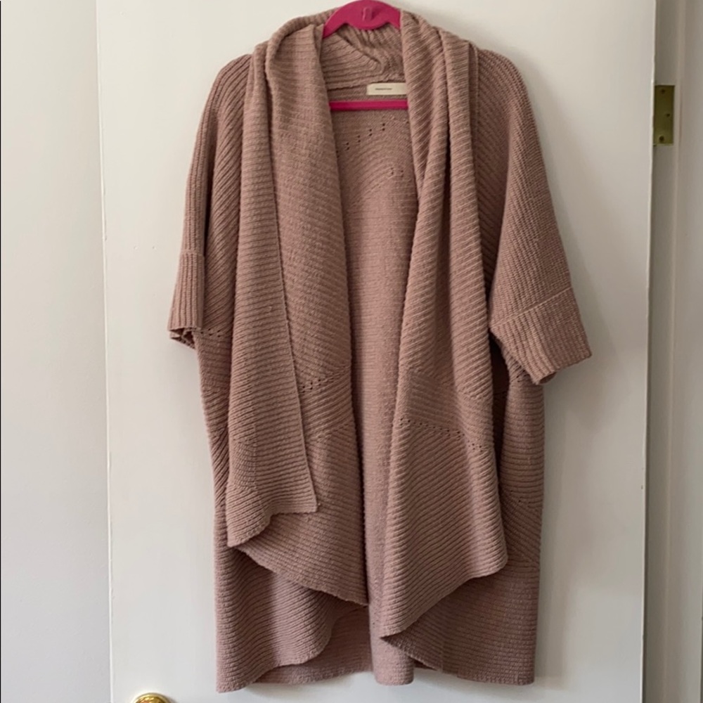 blush pink cardigan